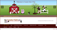 Desktop Screenshot of countyfairsusa.net