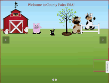 Tablet Screenshot of countyfairsusa.net